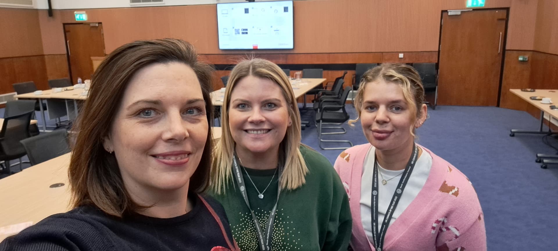 Charlotte Davies, Jody Fox, and Lucy Adams