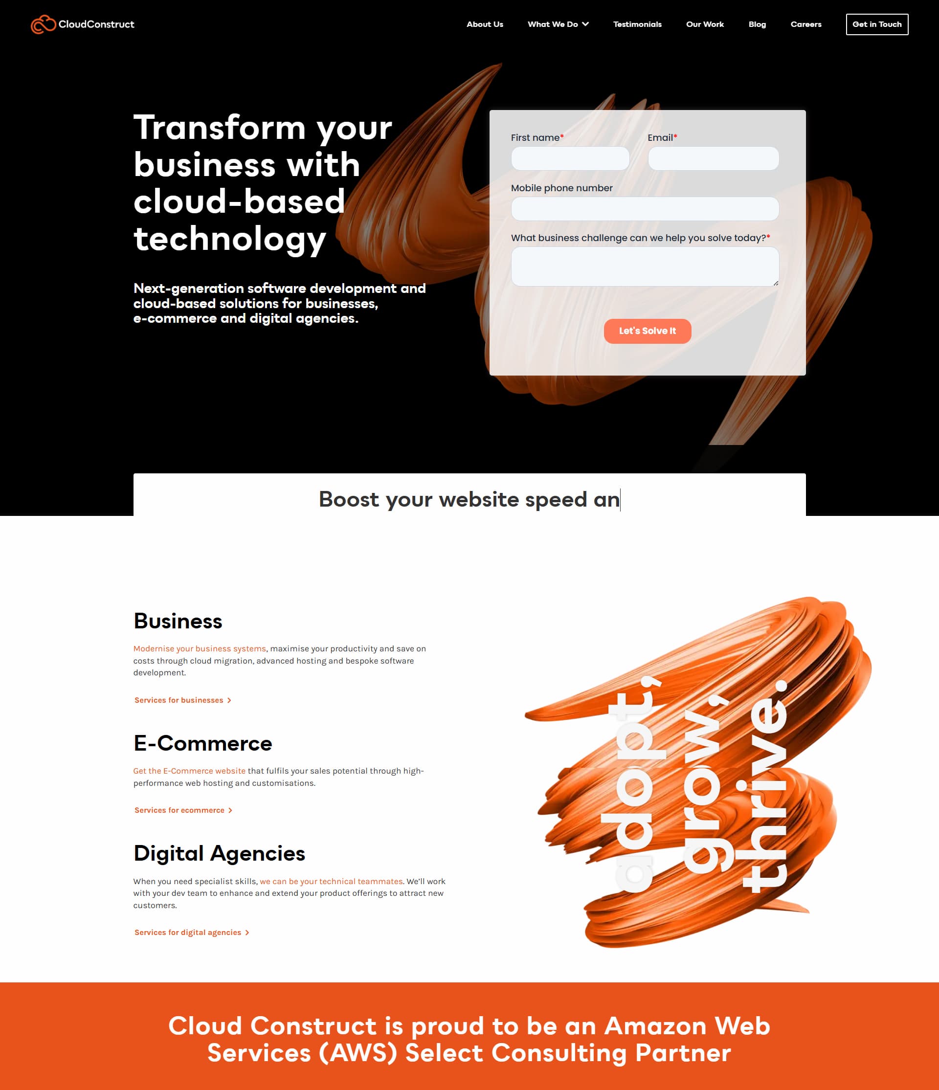 Cloud Construct Home Page Hero Image